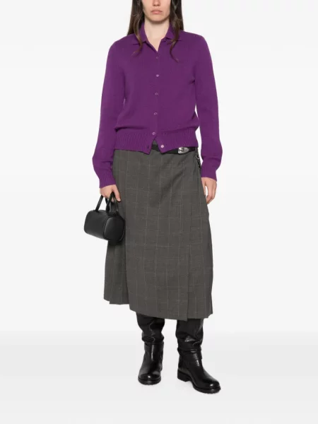 Gulerat tricou polo Bompard violet