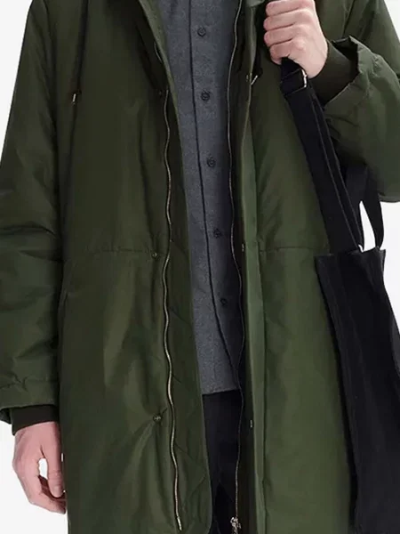 Rövid parka A.p.c. zöld
