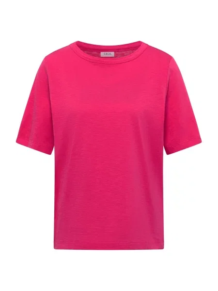 CECIL Tricou închis roz