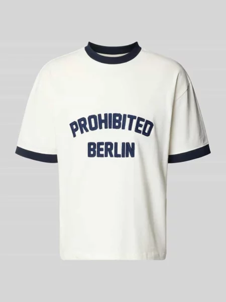 T-shirt z wyhaftowanym logo model Rush' Prohibited