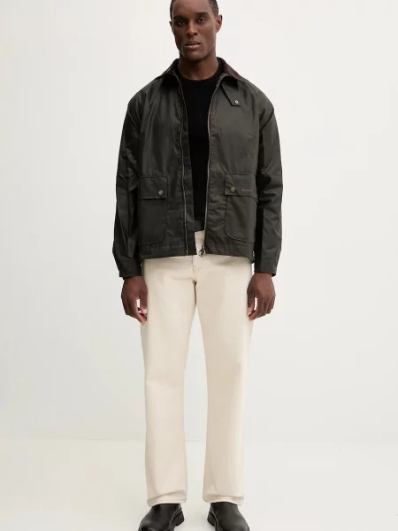 Îmbracaminte Barbour Bedale Short Wax Jacket Olive verde