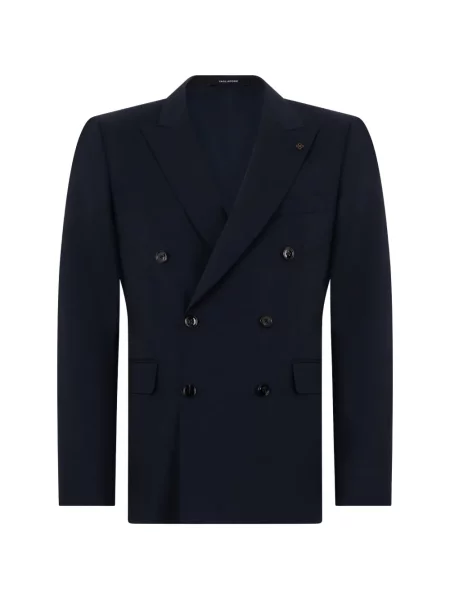Costum Tagliatore cu două rânduri de nasturi albastru