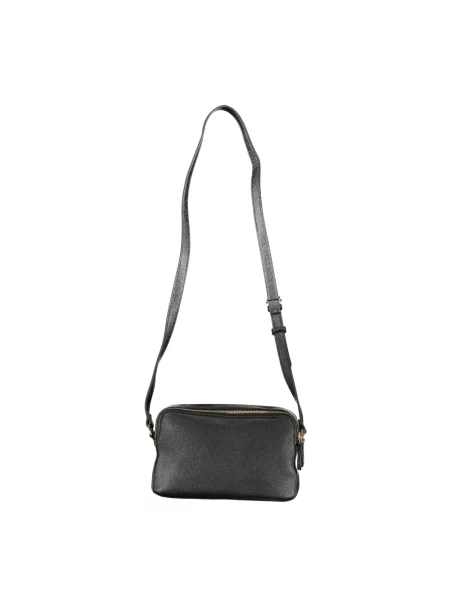 Lniana torebka Twinset czarna