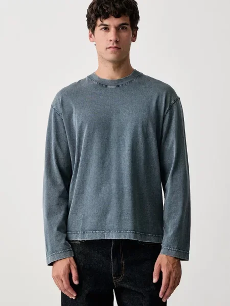 Sisley longsleeve niebieska
