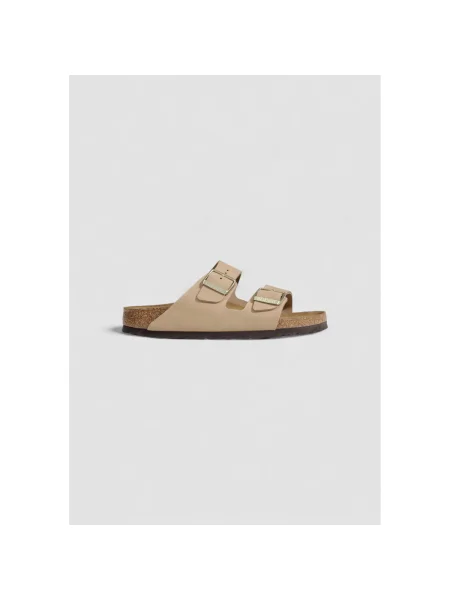 BIRKENSTOCK Saboți Arizona LENB maro cappuccino bej