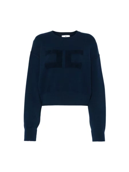Sweter Elisabetta Franchi niebieski