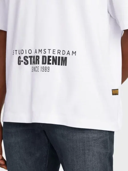 Футболка G-star Raw біла