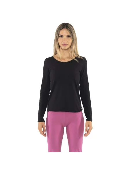 Lung tricou Leone 1947 cu mâneci lungi negru
