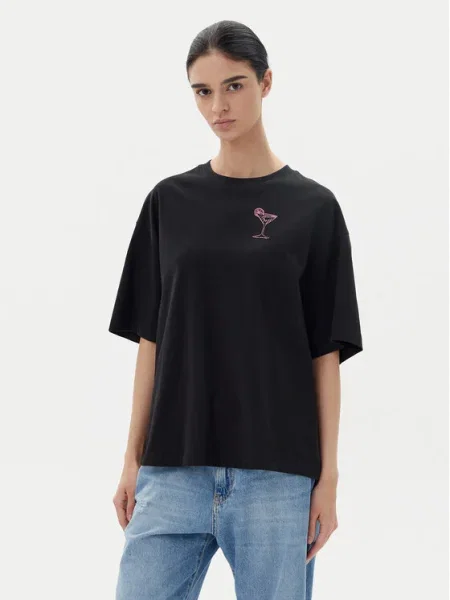 BOSS Tricou Oversize negru