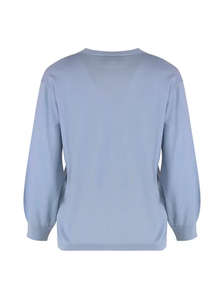 Sweter Max Mara wełniany niebieski