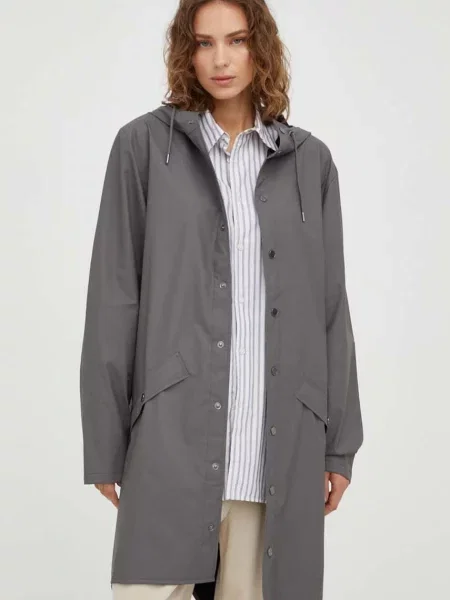 Nepromokavá bunda Rains Jackets přechodná šedá