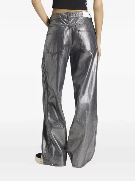 Бягане панталон Adidas на платформе с принт розово