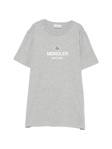 Koszulka dziecięca Moncler Enfant szara
