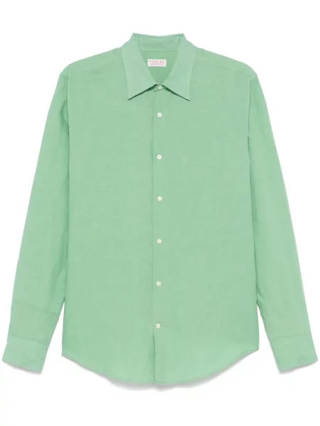 Класическа риза Fursac зелено