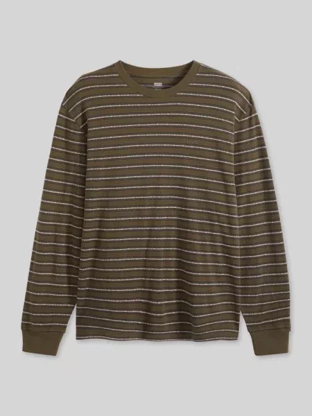 Bluzka z długim rękawem o kroju relaxed fit z czystej bawełny Levi's