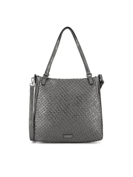 Lasocki Ročna torba Srebrna