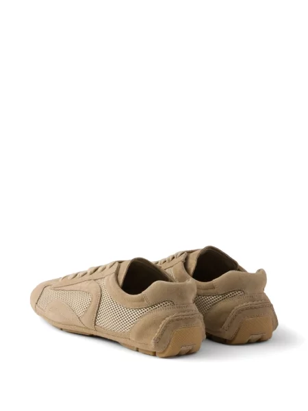 Sneakerși Prada din piele de căprioară