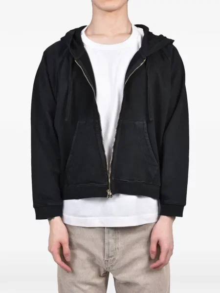 Hanorac cu glugă Second/layer negru