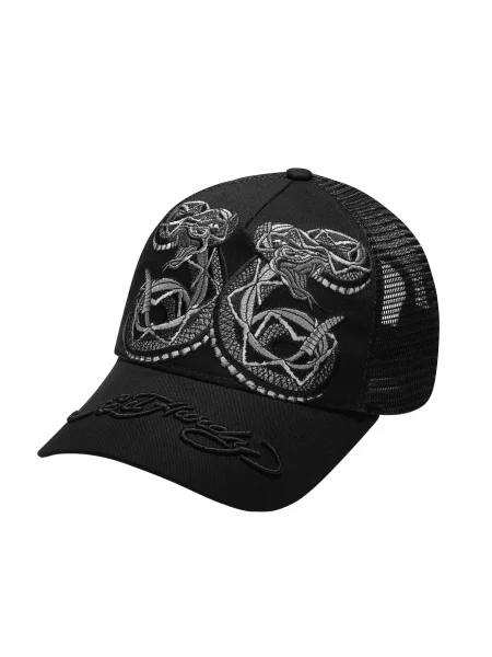 Ed Hardy Șapcă negru alb