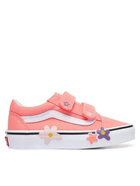 Tenisice Vans Old Skool V Flower ružičasta