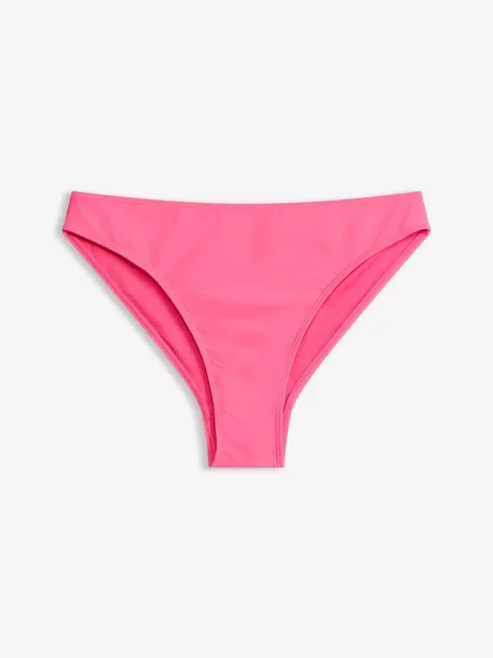 Figi bikini z wysokim wycięciem nogawek różowe
