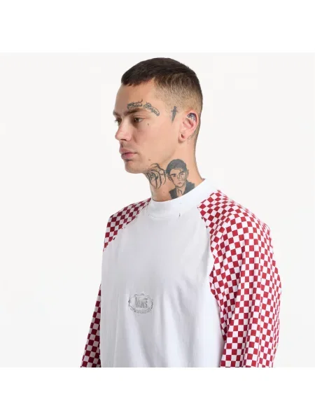 T-shirt Vans A.O.D. Racing Longsleeve T-Shirt Haute Red L czerwona