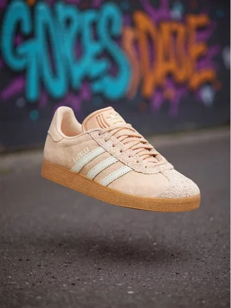 Adidas Sneakersy Gazelle beżowy
