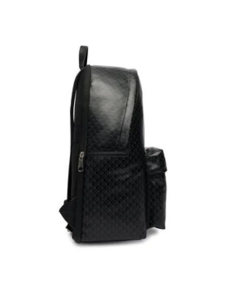 Hátizsák Calvin Klein Emblem Aop Coated Backpack fekete
