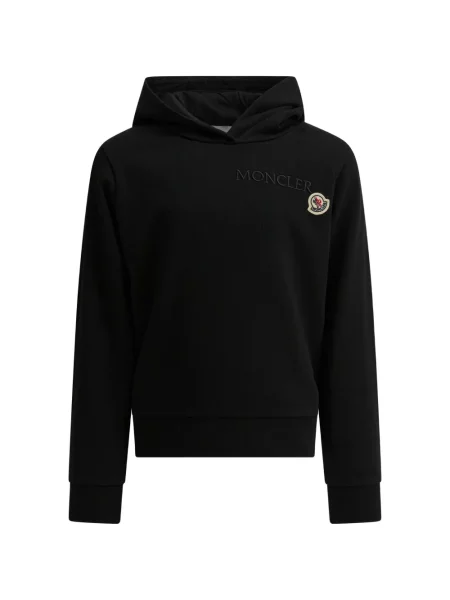 Bluza z kapturem dziecięca Moncler Enfant czarna