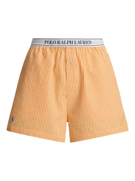 Chiloți tanga Polo Ralph Lauren cu autograf tricotate mini alb