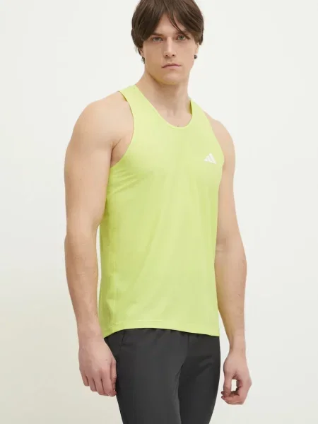 Тениска за бягане adidas Performance Own The Run зелено