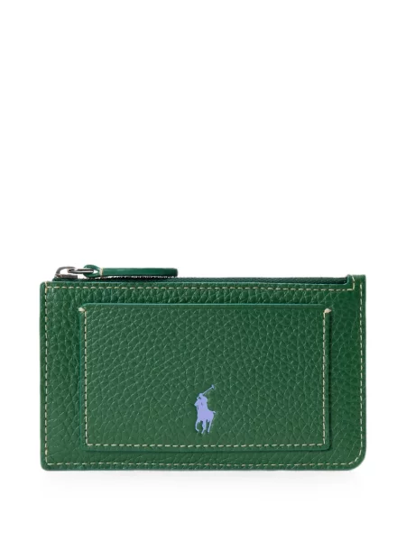 Lanena ošišano polo majica Polo Ralph Lauren s printom siva