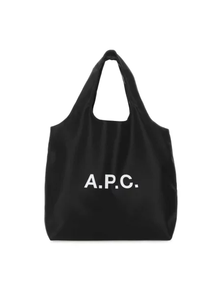 Shopperka A.p.c. skórzana czarna