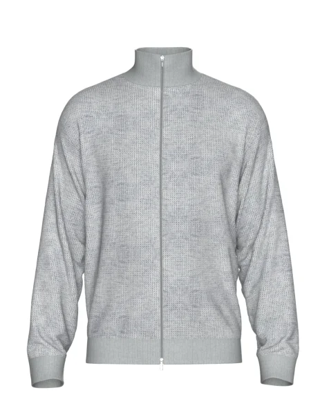 SELECTED Kardigan Dane světle šedá