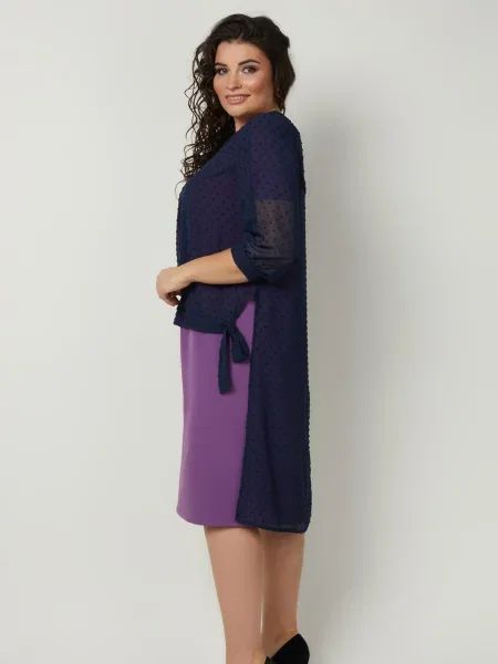 Сукня міні All Posa бузковий