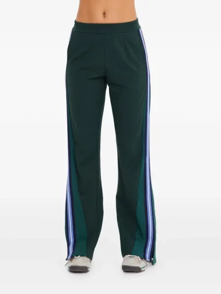 Pantaloni The Upside cu dungi verde