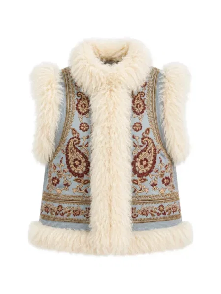 Geacă Antik Batik din piele de oaie