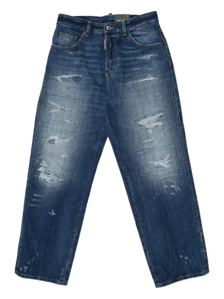 Jeansy dziecięce Dsquared2 niebieskie