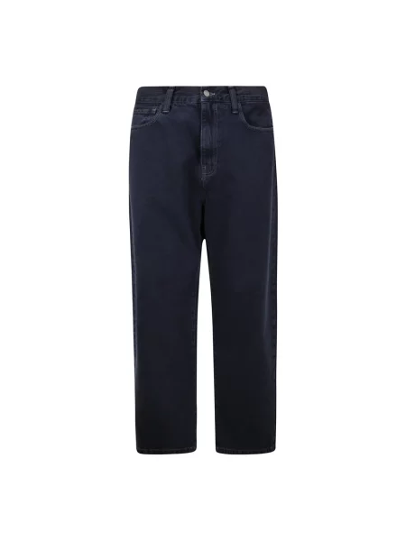 Szerokie jeansy Carhartt Wip niebieskie
