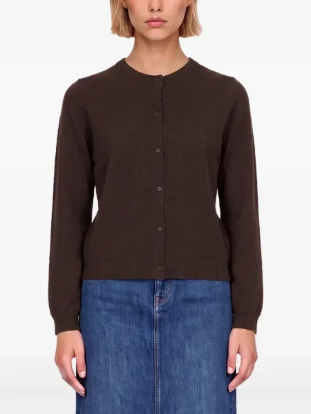 Cardigan Gotha tricotate maro