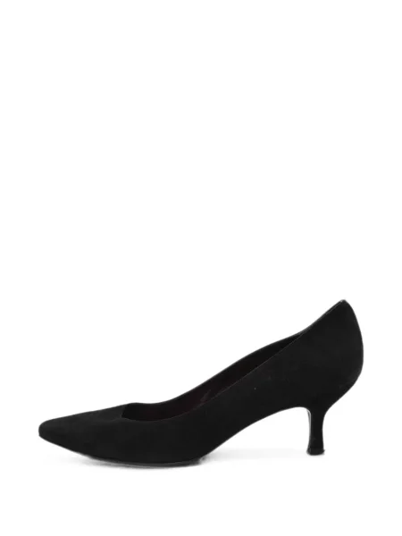 Pantofi cu toc Stuart Weitzman din piele de căprioară negru