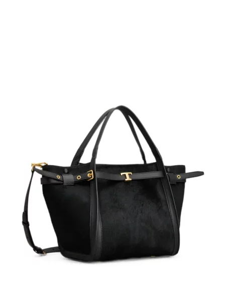 Geantă shopper Tod's din piele negru
