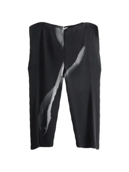 Pantaloni Issey Miyake cu imagine negru