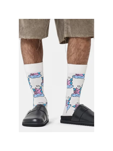 Zokni Happy Socks fehér