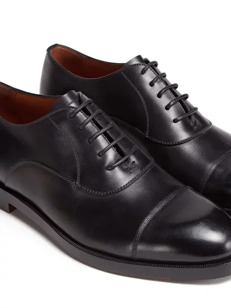 Δερμάτινος σκαρπίνια oxford Zegna μαύρο