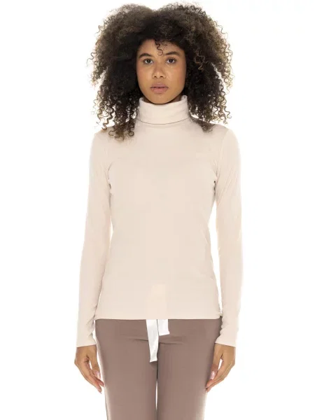 Koszulka Leone Apparel Chic Tones z długim rękawem biała