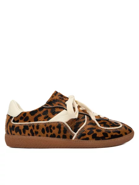 Nokwol sneakersy skórzane August August brązowy