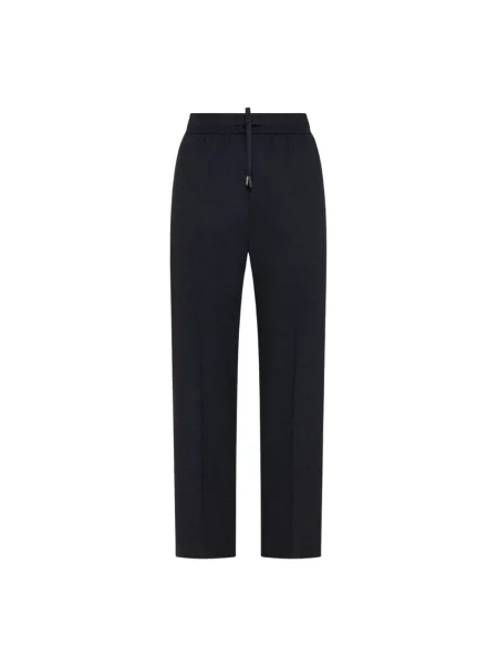 Spodnie Seventy flanelowe niebieskie