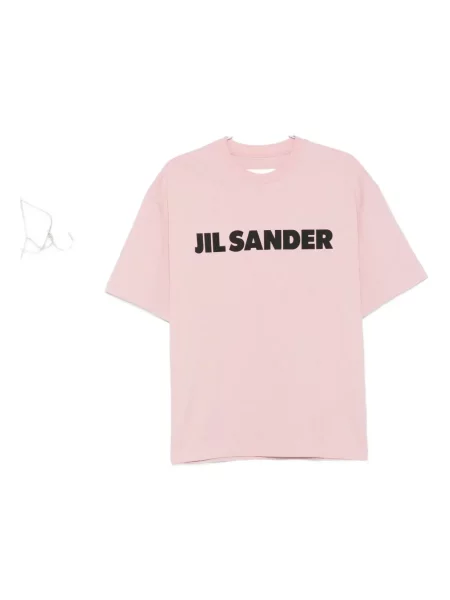 Tricou Jil Sander cu imagine roz