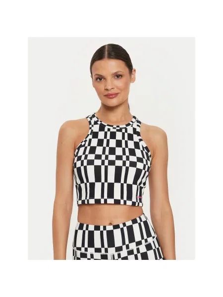 Converse Топ W Wordmark Aop Tank Top Кольоровий Skinny Fit